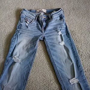 Hollister ripped jeans